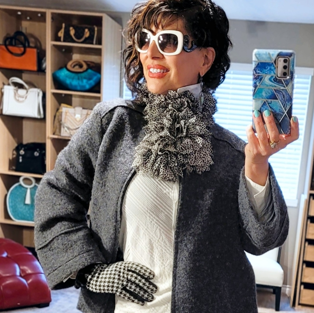 Marisa & Marie Made in 🇮🇹 wool blend jacket